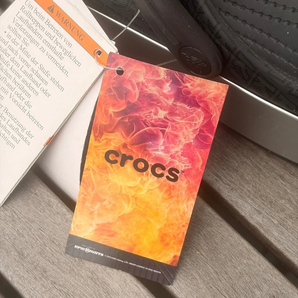 KISS x Crocs Crocband Platform Clog 45th Anniversary Farewell Tour NWT Rare 2019